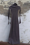 Marc Le Bihan 21915 Silk Shrinkage Stretch One-Piece Dress Collection French High-Level Handmade MLB-21915-MOKA PMLB4